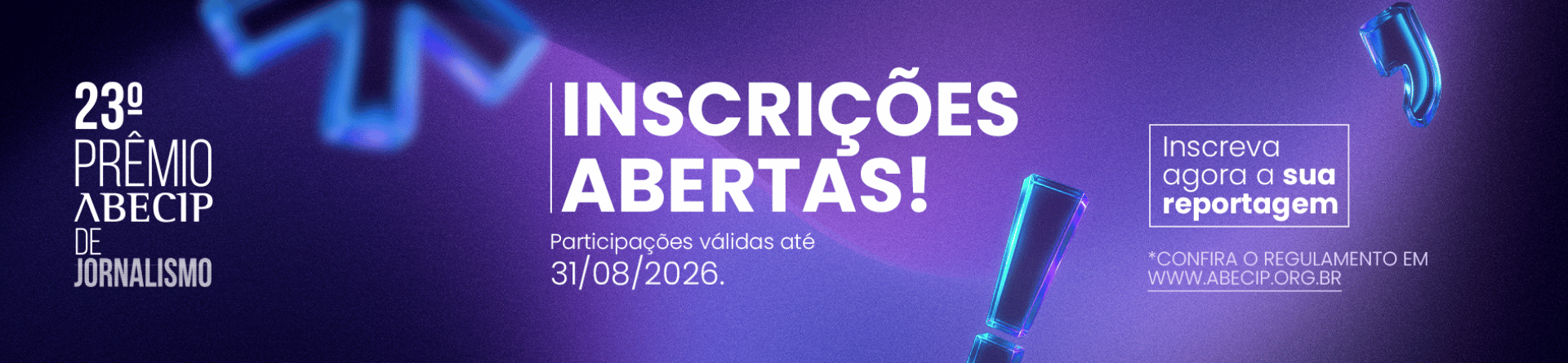 23º Prêmio ABECIP de Jornalismo
